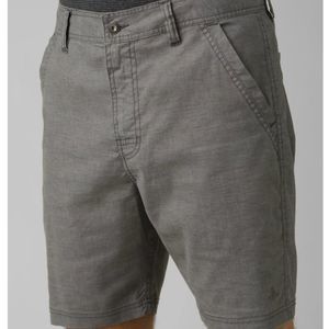 PrAna Men's Furrow 11" Hemp Blend Short Gray